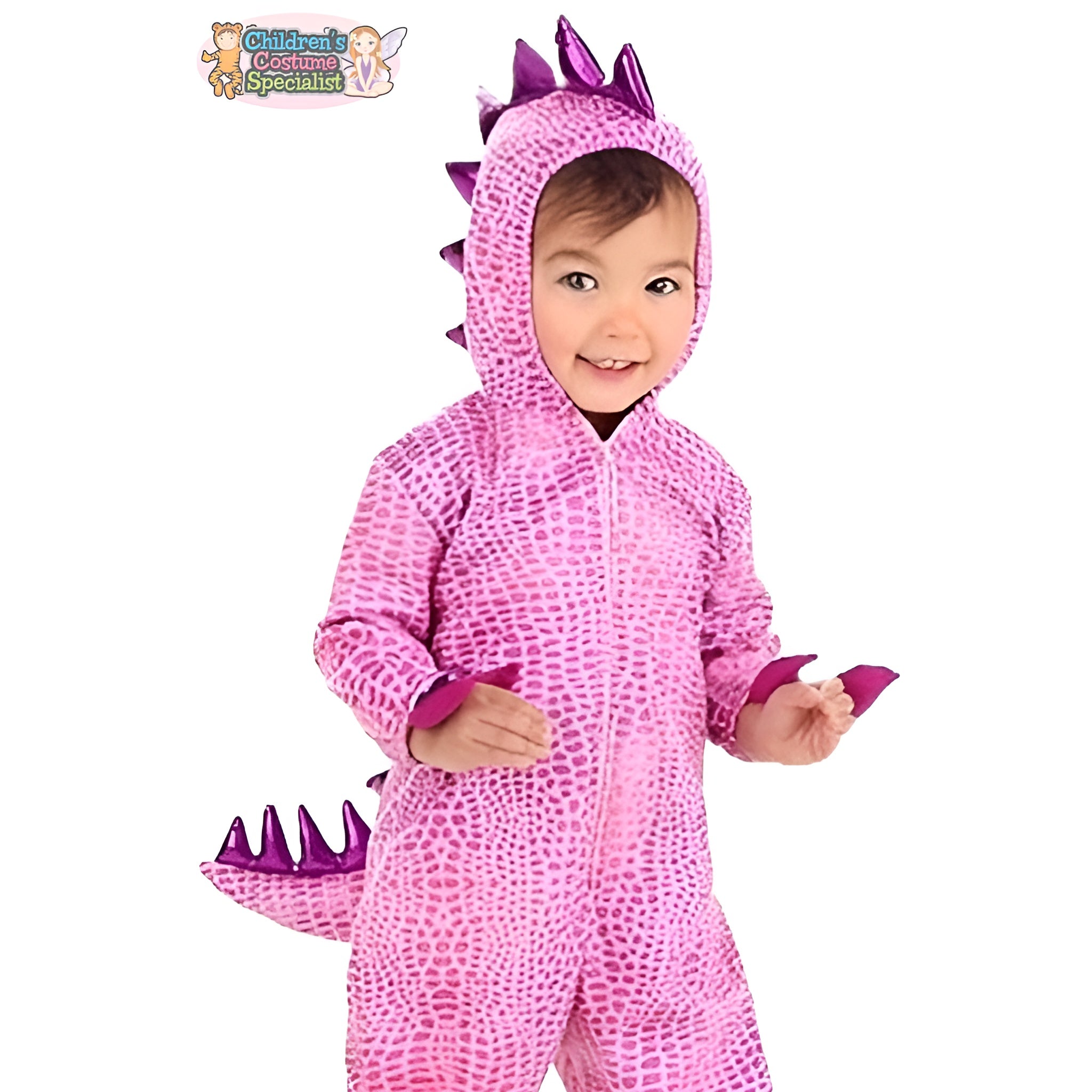 Pink Dinosaur 4t Dinosaur Dress T-Rex Pink Costume – Children's